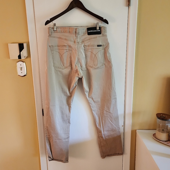 Calvin Klein men's beige jeans - Picture 6 of 6
